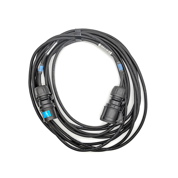 CEE 16A/1 black 10m